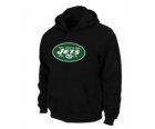 New York Jets Logo Pullover Hoodie black