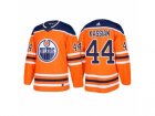 Mens adidas Zack Kassian Edmonton Oilers #44 Orange 2018 New Season Team Home Jersey