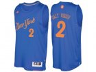 Mens New York Knicks #2 Maurice Daly Ndour Royal 2016 Christmas Day NBA Swingman Jersey