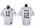 2016 PRO BOWL Nike Green Bay Packers #12 Aaron Rodgers white jerseys(Elite)