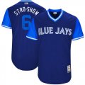 Blue Jays #6 Marcus Stroman Stro Show Majestic Royal 2017 Players Weekend Jersey