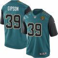 Mens Nike Jacksonville Jaguars #39 Tashaun Gipson Limited Teal Green Team Color NFL Jersey