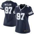 Women's Nike Dallas Cowboys #97 Terrell McClain Limited Navy Blue Team Color NFL Jersey