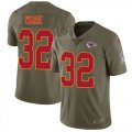 Nike Chiefs #32 Spencer Ware Olive Salute To Service Limited Jersey