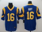 Nike Rams #16 Jared Goff Royal Vapor Untouchable Limited Jersey