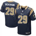 Nike Rams #29 Eric Dickerson Navy Elite Jersey