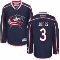 Mens Reebok Columbus Blue Jackets #3 Seth Jones Authentic Navy Blue Home NHL Jersey
