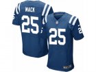 Mens Nike Indianapolis Colts #25 Marlon Mack Elite Royal Blue Team Color NFL Jersey