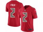 Nike Tampa Bay Buccaneers #2 Nick Folk Limited Red Rush NFL Jersey
