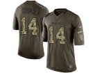 Nike New England Patriots #14 Brandin Cooks Green Men Stitched NFL Limited 2015 Salute To Service Jersey