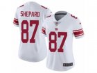 Women Nike New York Giants #87 Sterling Shepard Vapor Untouchable Limited White NFL Jersey