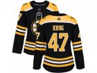 Women Adidas Boston Bruins #47 Torey Krug Black Home Authentic Stitched NHL Jersey