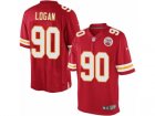 Mens Nike Kansas City Chiefs #90 Bennie Logan Limited Red Team Color NFL Jersey