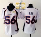 Women Nike Broncos #56 Shane Ray White Super Bowl 50 NFL Jersey