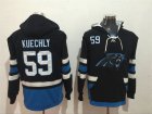 Carolina Panthers #59 Luke Kuechly Black All Stitched Hooded Sweatshirt