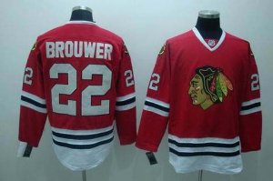 nhl chicago blackhawks #22 brouwer red