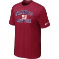 New York Giants Heart & Soul Red T-Shirt