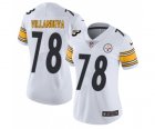 Womens Nike Pittsburgh Steelers #78 Alejandro Villanueva Vapor Untouchable Limited White NFL Jersey