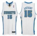 Denver Nuggets #15 Carmelo Anthony Swingman white