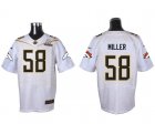2016 PRO BOWL Nike Denver Broncos #58 Von Miller white jerseys(Elite)