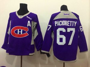 NHL montreal canadiens #67 Max Pacioretty purple Jerseys