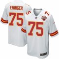 Mens Nike Kansas City Chiefs #75 Parker Ehinger Game White NFL Jersey