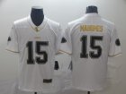 Nike Chiefs #15 Patrick Mahomes White Gold Vapor Untouchable Limited Jersey