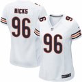 Womens Nike Chicago Bears #96 Akiem Hicks Limited White NFL Jersey