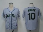 MLB Seattle Mariners #10 Moore Grey[Cool Base]