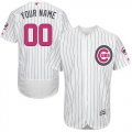Chicago Cubs White Mothers Day Mens Flexbase Customized Jersey