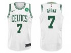 Nike NBA Boston Celtics #7 Jaylen Brown Jersey 2017 18 New Season White Jersey