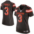 Womens Nike Cleveland Browns #3 Cody Parkey Limited Brown Team Color NFL Jersey