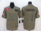 Nike 49ers #31 Raheem Mostert Olive Salute To Service Limited Jersey