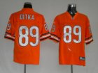 nfl chicago bears #89 ditka orange