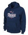 New England Patriots Critical Victory Pullover Hoodie D.Blue