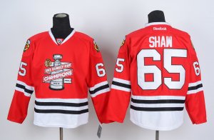 NHL jerseys chicago blackhawks #65 shaw red[new 2013 Stanley cup champions]