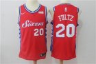 76ers #20 Markelle Fultz Red Nike Authentic Jersey