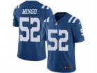 Mens Nike Indianapolis Colts #52 Barkevious Mingo Limited Royal Blue Rush NFL Jersey