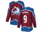 Adidas Colorado Avalanche #9 Lanny McDonald Burgundy Home Authentic Stitched NHL Jersey