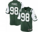 Mens Nike New York Jets #98 Mike Pennel Limited Green Team Color NFL Jersey