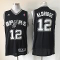 NBA San Antonio Spurs #12 Aldridge Black jerseys