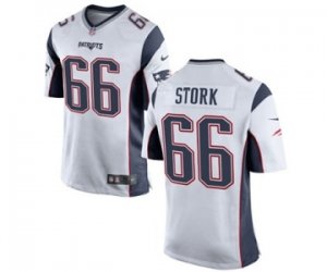 Mens Nike New England Patriots #66 Bryan Stork Game White NFL Jersey