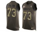Nike Kansas City Chiefs #73 Zach Fulton Limited Green Salute to Service Tank Top NFL Jersey