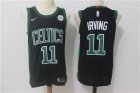 Celtics #11 Kyrie Irving Black Nike Authentic Jersey