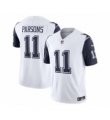 Mens Nike Dallas Cowboys #11 Micah Parsons White 2023 F.U.S.E. Vapor Limited Stitched Football Jersey