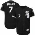 Men's Majestic Chicago White Sox #7 Jimmy Rollins Black Flexbase Authentic Collection MLB Jersey
