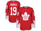Toronto Maple Leafs #19 Bruce Boudreau Red Alternate Stitched NHL Jersey