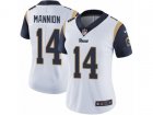 Women Nike Los Angeles Rams #14 Sean Mannion Vapor Untouchable Limited White NFL Jersey
