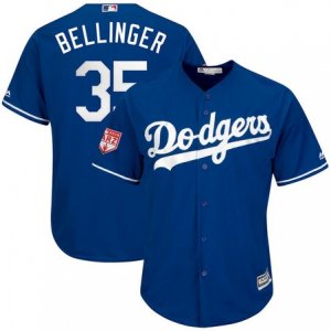 Dodgers #35 Cody Bellinger Royal 2019 Spring Training Cool Base Jersey