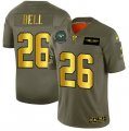 Nike Jets #26 Le'Veon Bell 2019 Olive Gold Salute To Service Limited Jersey